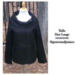 Tulle Black Jacket Size Large